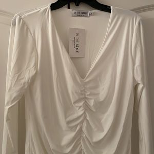 In The Style | Tops | New Curve Carys Whittaker White Double Layer